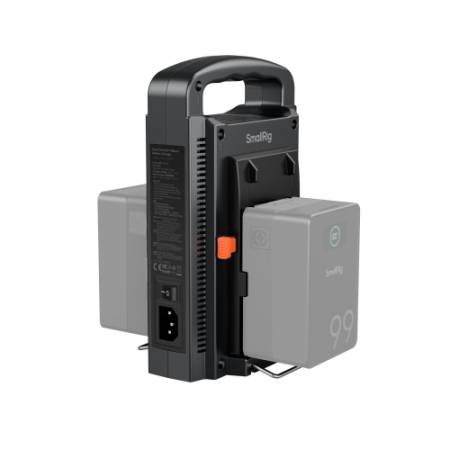 SmallRig 4578 - dwukanałowa ładowarka do akumulatorów V-Mount - przykład użycia